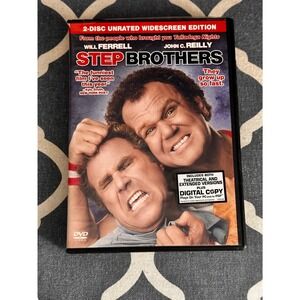 Step Brothers DVD 2-Disc Unrated Widescreen Edition Will Ferrell John C Reilly